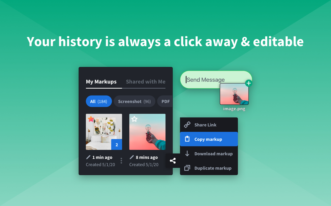 screenshot of Markup Hero